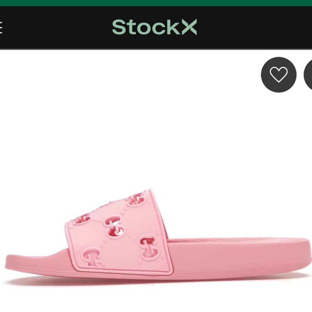 Gucci Pink Slide Sandals - Picture 2 of 6